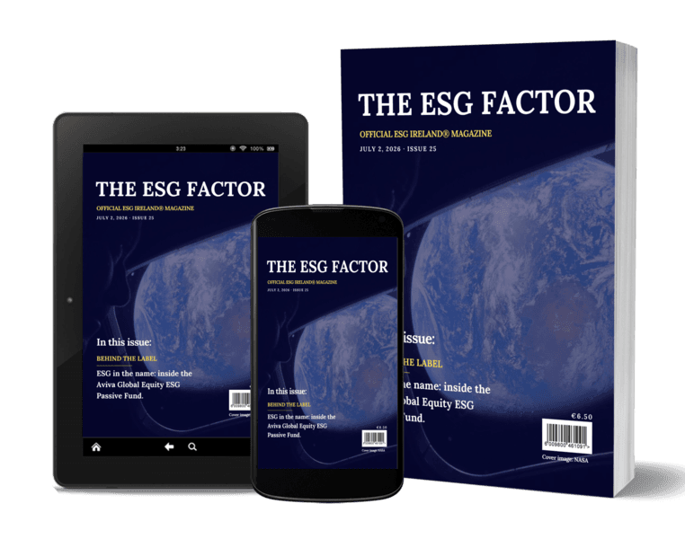 The ESG Factor Magazine Cover Page July 2026