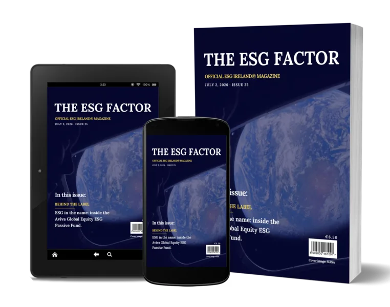 The ESG Factor Magazine Cover Page July 2026